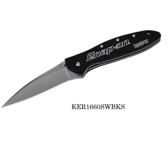 Snapon Hand Tools KER1660SWBKS Lockback Kershaw® Stonewash Leek